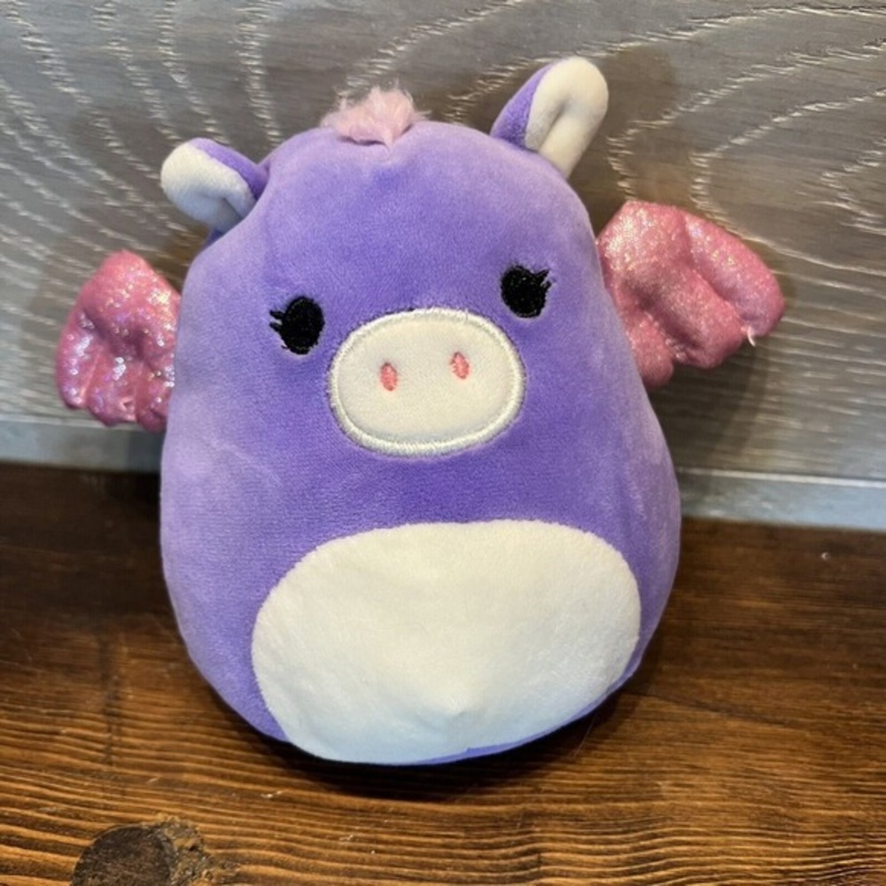 Squishmallow Stefana the Purple Pegasus Plush 5 Inch Stuffed Toy‎ KellyToy